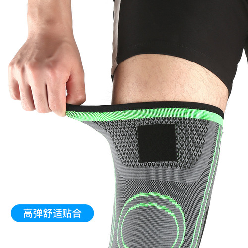 Outdoor men's and women's sports knee pads basketball knitted cycling bandages pressurized mountaineering fitness running protective gear wholesale