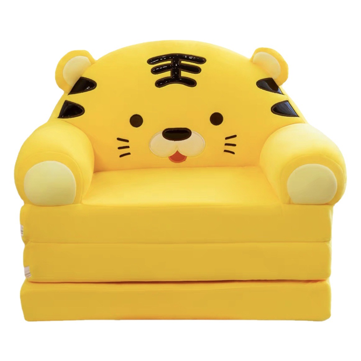 De los niños de dibujos animados lindo sofá plegable pequeña princesa bebé niño área lectura tatami perezoso asiento taburete