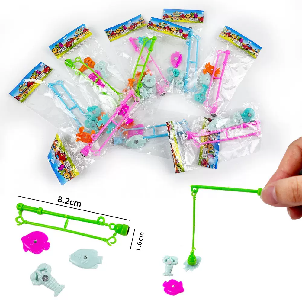 跨境经典儿童塑料戏水迷你磁性钓鱼玩具夜市摆摊奖励赠品玩具批发