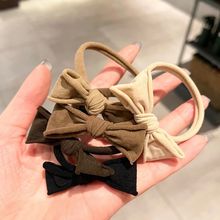 韓國東大門同款頭繩女蝴蝶結發繩無縫接皮筋無痕發圈氣質簡約發飾
