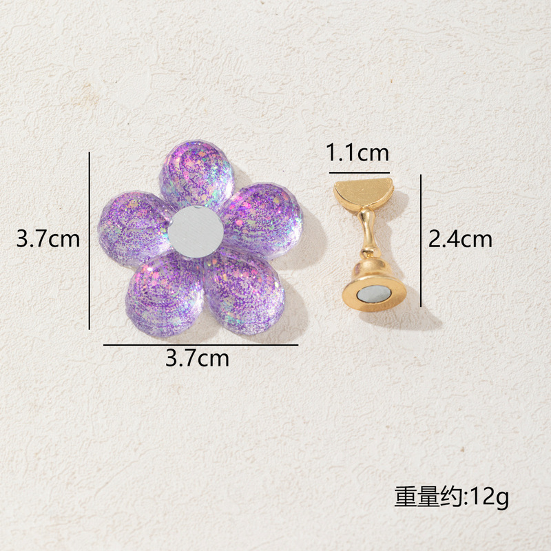 ネットレッドネイルアートの台座の梅の花の幻のスパンコールの磁石の初学のネイルの固定の爪のネイルの練習の甲のトート|undefined