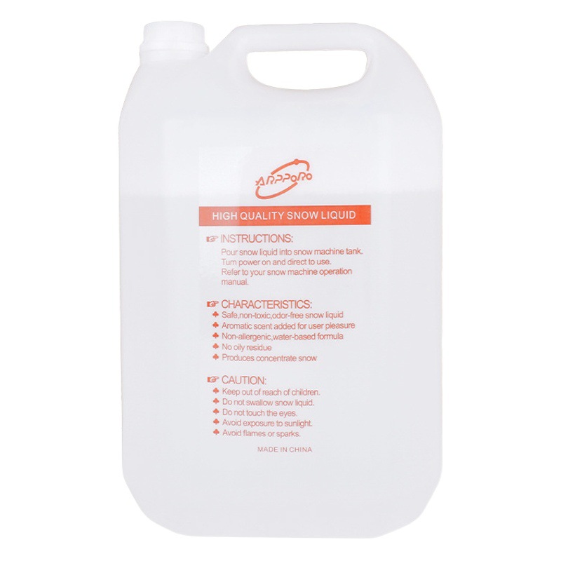 Wenjjing aceite de copo de nieve de alta calidad máquina de copo de nieve de Navidad aceite de copo de nieve especial 5L embotellado concentrado de aceite de copo de nieve al por mayor