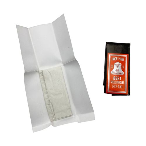 Alarm pins polishing needles calendering needles 25 pcs/pack wire threading steel needles leather goods jewelry 4/0 6/0 needles