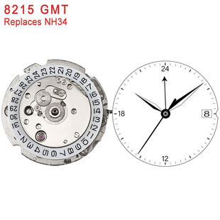 MIYOTA8215�Cо���b���dGMT Dual Time�p�r�^ģ�M4ᘴ���NH34�Cо