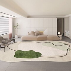 クリームins風厚手模造カシミヤ客間じゅうたん家庭用高級汚れに強いマット