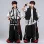宽松条纹男孩男童演出服