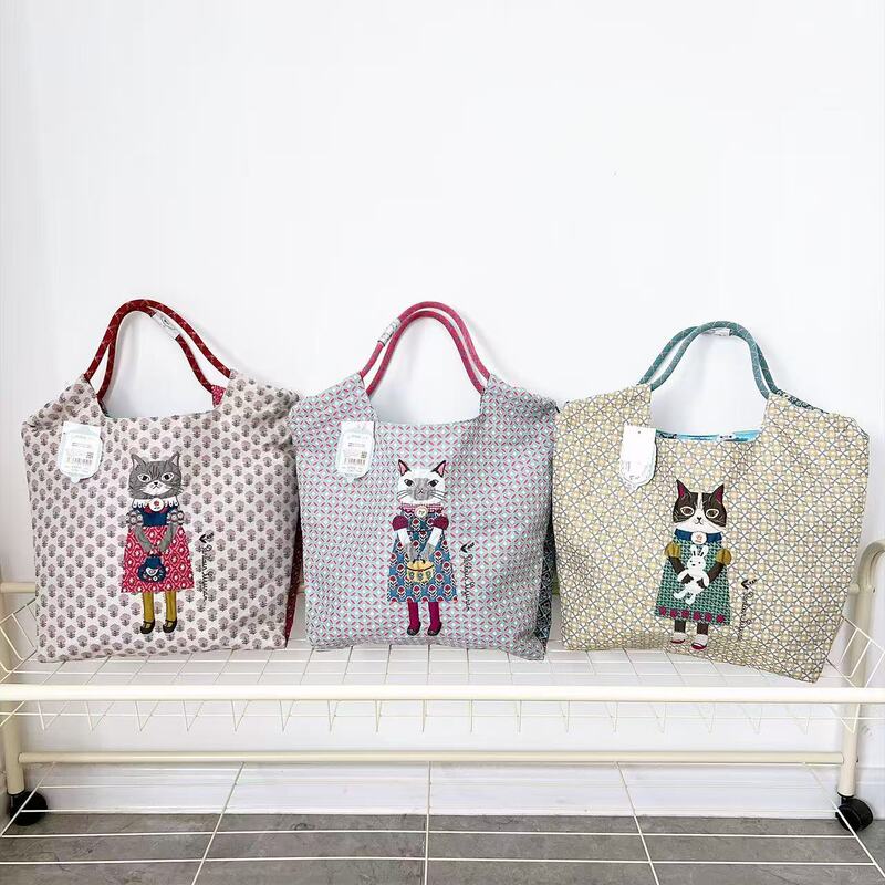 Japanese Kusuguru Genuine Honey Bean Cat Princess Jacquard Handbag Shoulder Bag Shopping Bag PR002 Japanese Kusuguru Genuine Honey Bean Cat Princess Jacquard Handbag Shoulder Bag Shopping Bag PR002