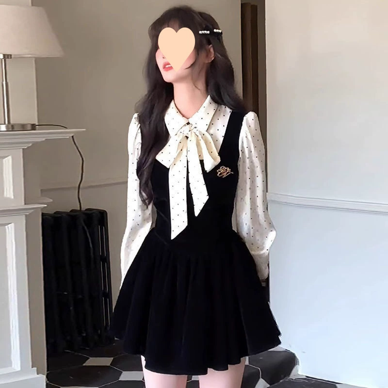 Small dress, set, brace, Chanel style
