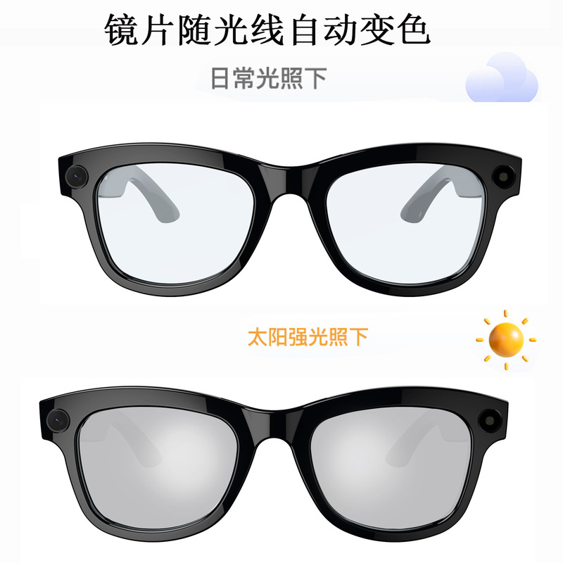 AI翻訳メガネ、写真カメラ、スマートグラス、高画質800万画素、WiFi、手ぶれ補正、通話、音楽再生メガネ|undefined