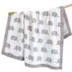Newborn baby bath towel newborn cotton gauze baby children's bath towel six-layer blanket package a generation of hair