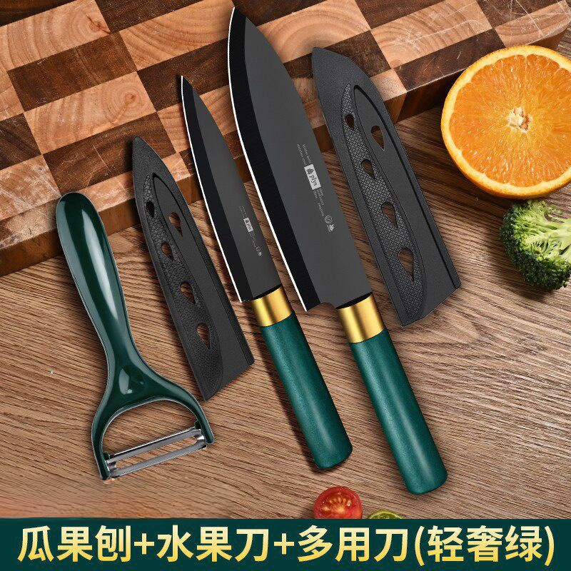 Cuchillo de frutas conjunto doméstico grupo de compras comerciales cuchillo de corte de frutas dormitorio pequeño cuchillo de peeling moldeo por inyección de frutas