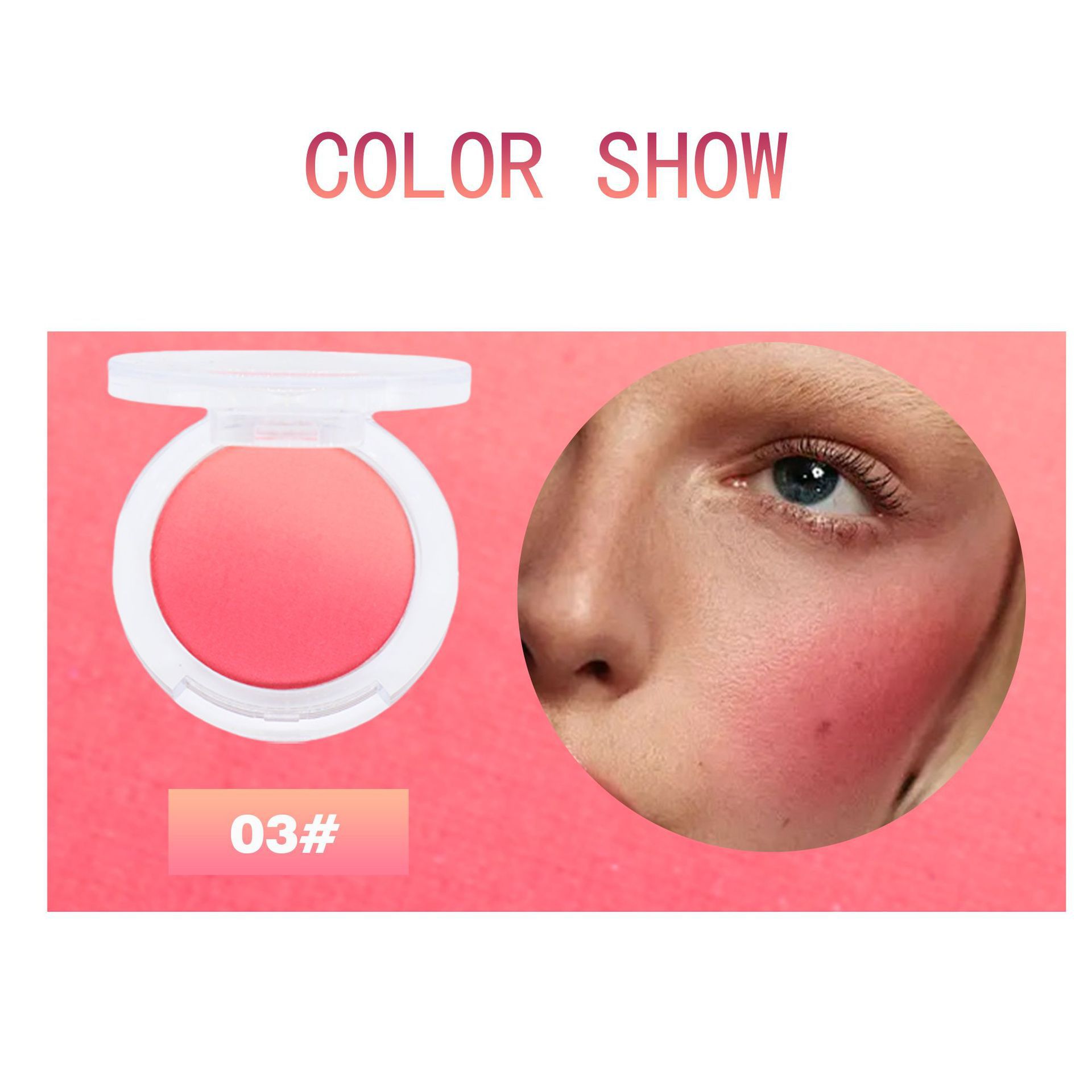 Palette contouring blush dégradée Dirty Tea Pink Nude naturel chaud Maquillage Beauté Pas Facile à Voler Poudre_voghion.com