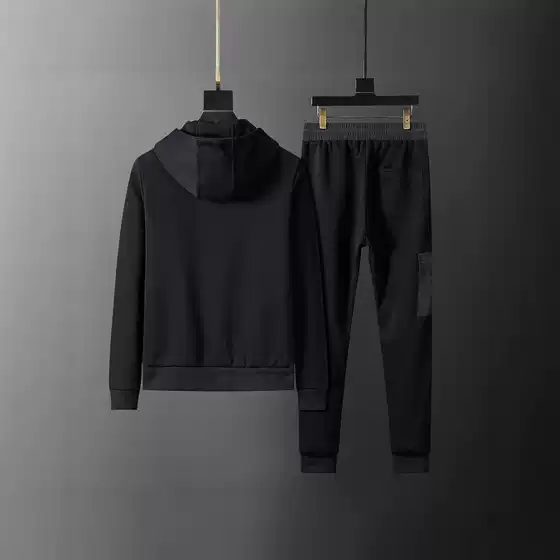 High Quality Ancient Family Set Classic Hooded Set Full Letter Print Set Cotton Hooded Set Unisex
