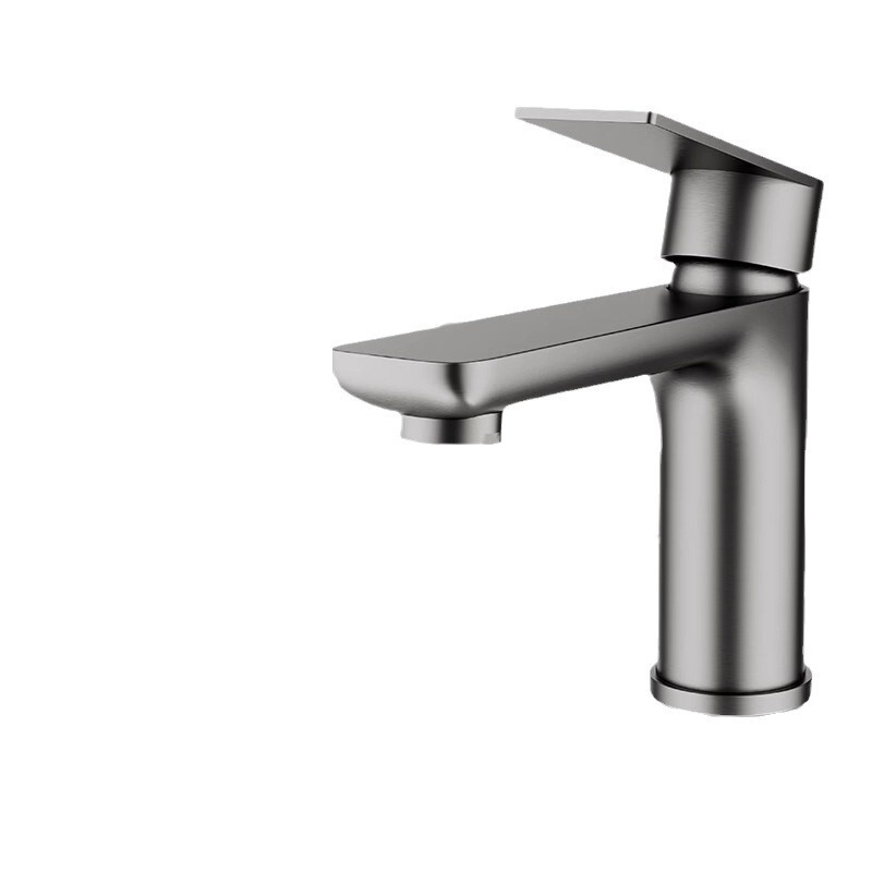 Cross-Border Stainless Steel Faucet Household Hot and Cold Water Washbasin Faucet Production Wholesale Foreign Trade Washbasin Faucet