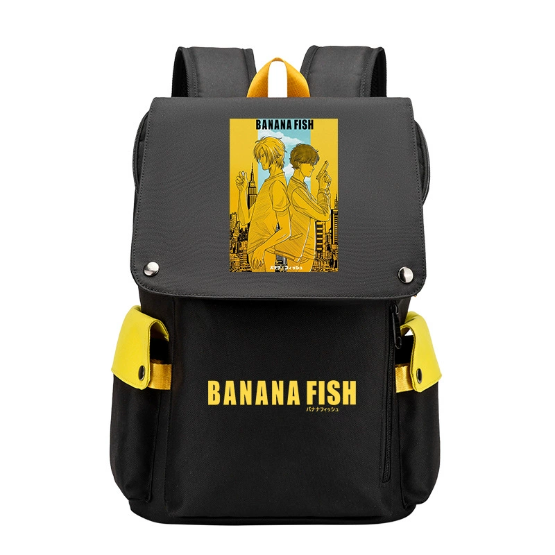 Банановые рыбки Banana Fish, бойцовская борьба, помощь студенту, рюкзак мужской, карикатурный большой объём школьный ранец