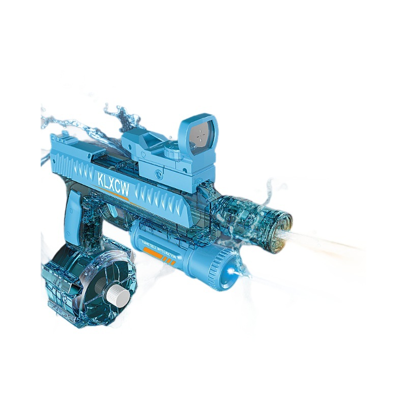 Pistola de agua de mano eléctrica integrada a mano, disparo continuo de alta velocidad, pistola de agua de gran capacidad, retorno automático a los juguetes transfronterizos de Amazon