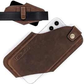 定制皮质手机护套 带夹皮带袋皮革手机套皮带 苹果iPhone手机护套