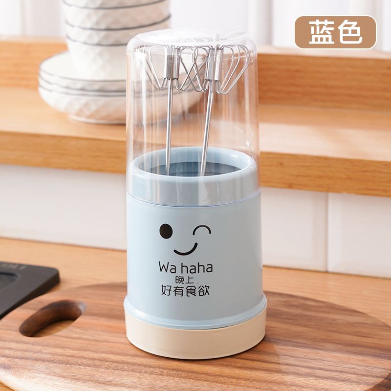 파란색