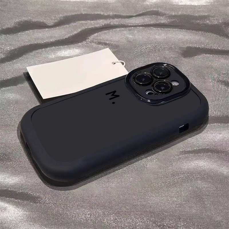 Coque de téléphone colorée lettre m pour iphone 17 pro max 15 14 13_voghion.com