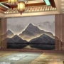 山形办公室靠山假山壁纸