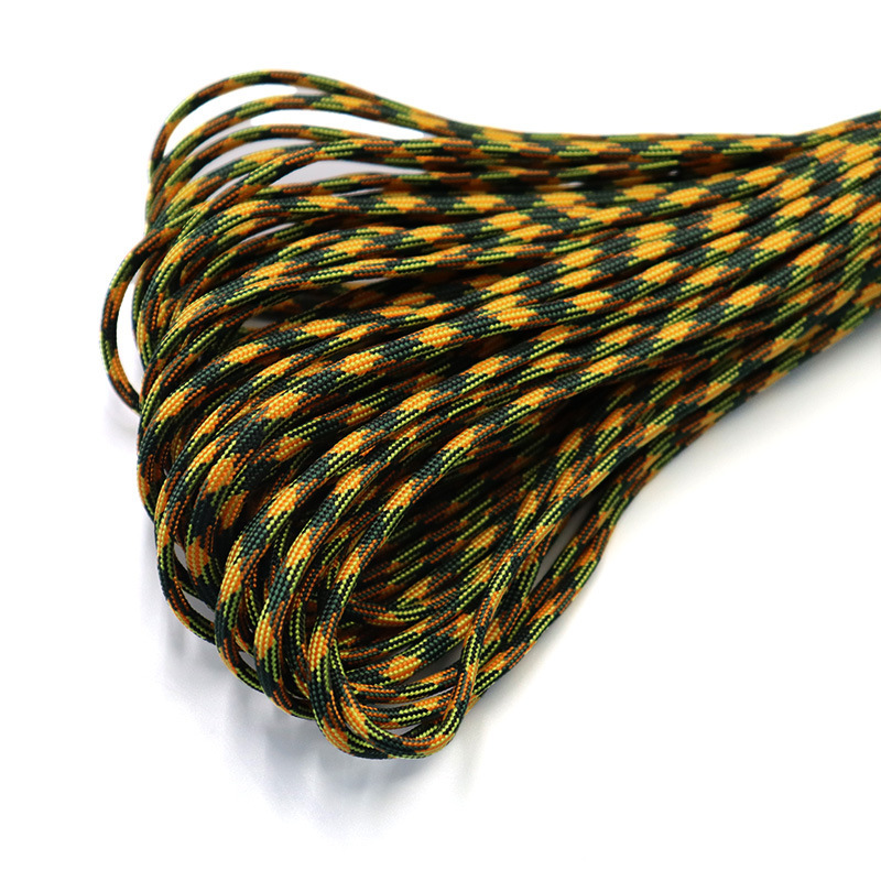 7-Core 4mm cuerda de paraguas al aire libre multifuncional montañismo paracaidista cuerda de tracción escapar equipo de salvamento cuerda de seguridad 31 m cuerda de paraguas