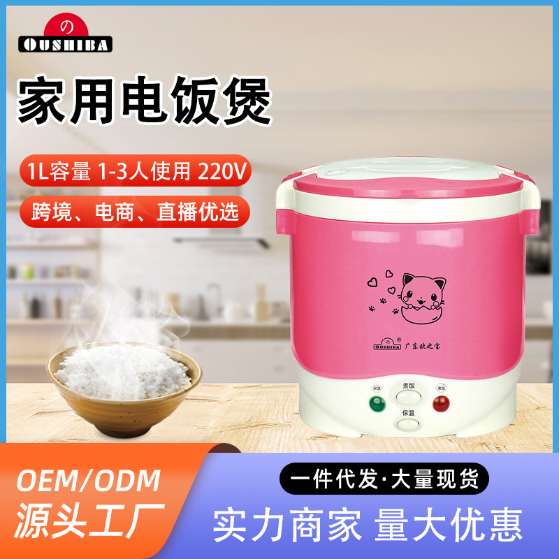 Ou Zhibao C21L Household Mini Small Rice Cooker 220Vc2Aoushiba 1-2 People Cross-Border Wholesale Delivery