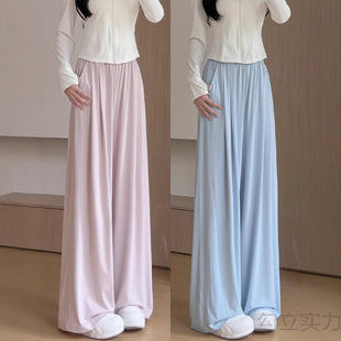 Ice Silk Sunscreen Pants for Women Summer 2025 New High-Waisted Slimming Loose Quick-Dry Cool Sports Wide-Leg Yamamoto Pants