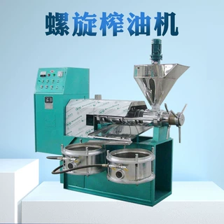 全自动冷热两用花生大豆螺旋榨油机 商用大小型菜籽压榨设备