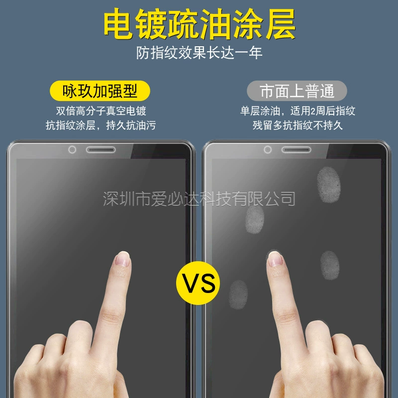 Подходит для планшета Lenovo TAB M7 (3-е поколение) защитная пленка натяжная, высокочёткая химическая стеклоподобная пленка 7 дюймов