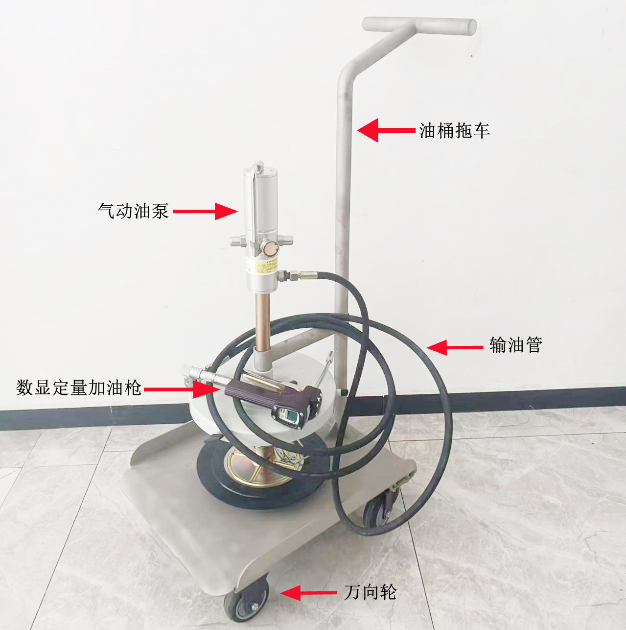 移动式定量气动黄油机541280气动油脂加注泵黄油泵注油机