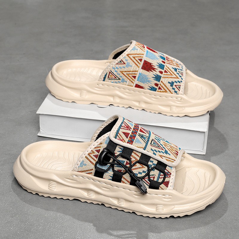 Zapatos de hombre invierno 2025 nuevo nicho Zhongshan impresión conchas zapatos planos deportivos casuales zapatos de moda versátiles