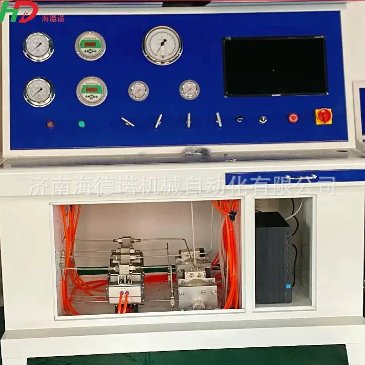 Оборудование для испытаний газовых баллонов Jinan haidno производство внешняя испытательная машина метод внешнего тестирования гидравлический пресс