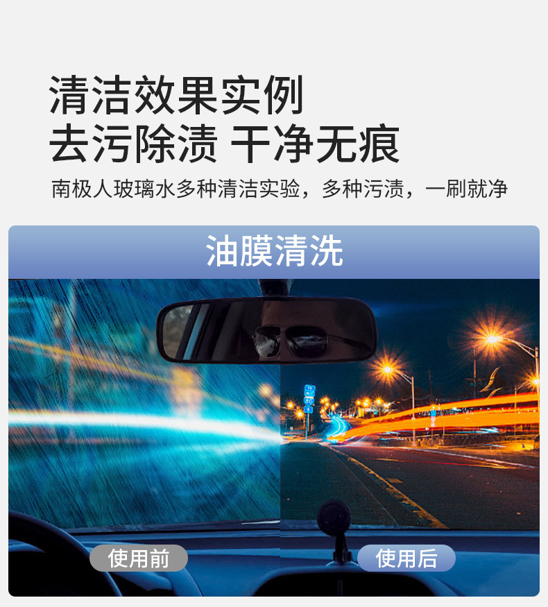 Car windshield washer fluid for removing oil film, suitable for all seasons, summer wiper fluid, powerful stain remover, concentrated car use, wholesale