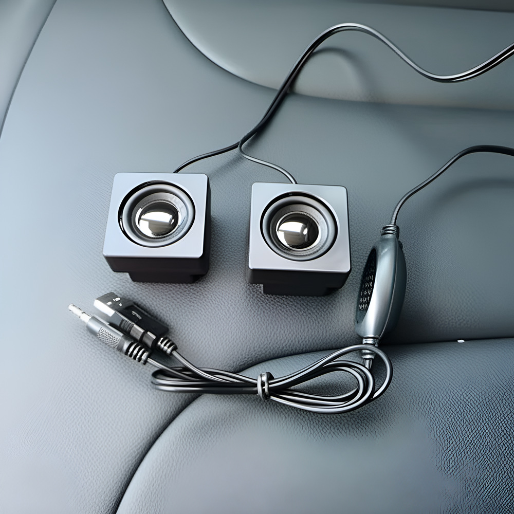 Stick-On Monitor External Speakers Desktop Computer Speakers Surround Hidden Mini Speakers DIY Desktop Speakers