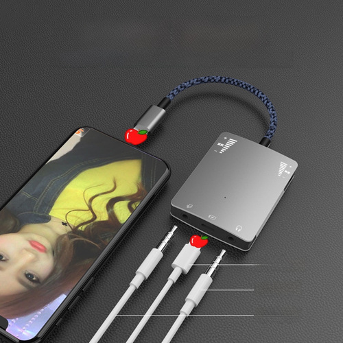 LiveStream One Apple Sound Card Adapter Compatible with Huawei and Android Phones, Suitable for iPhone Streamers