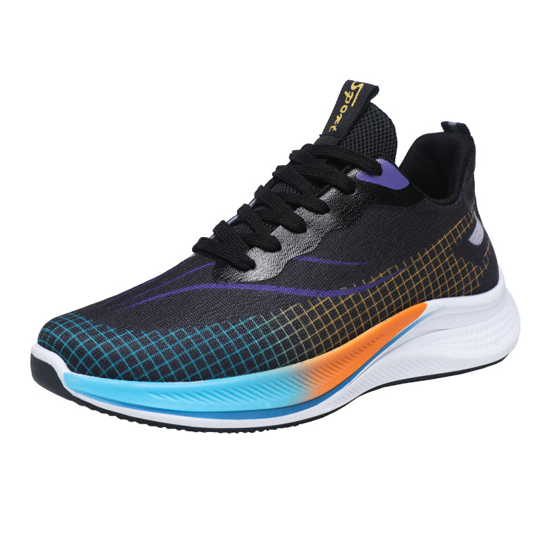 Zapatos deportivos para hombres comercio exterior al por mayor zapatos de corrida transpirables al aire libre zapatos de moda para hombres ligeros