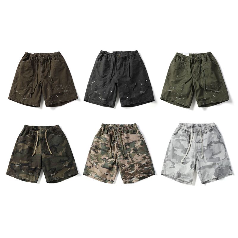 Trendy Brand Men's Workwear Camouflage Shorts, Unisex Camouflage Shorts Wholesale, Outdoor Men's Casual Shorts Trendy Brand Men's Workwear Camouflage Shorts, Unisex Camouflage Shorts Wholesale, Outdoor Men's Casual Shorts