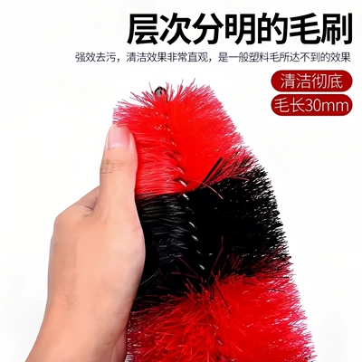 Automobile tire wheel hub cleaning: Car cleaning tools