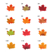 100pcs人造仿真枫叶 厂家批发速卖通枫叶写真拍照道具 仿真植物