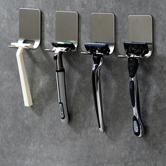 Nianju manual shaver rack hanging bathroom razor hook storage bracket bathroom shaving rack