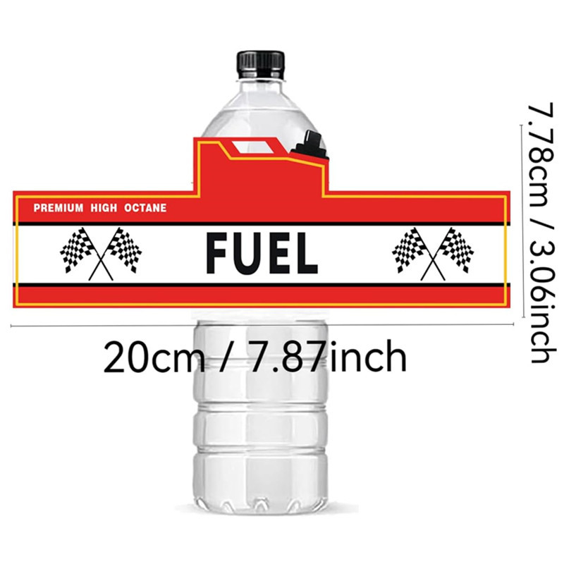 Racing water bottle stickers 20 sheets/pack
