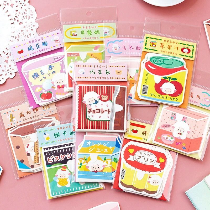 Snacks Story складывающиеся бумага подписывание бумага моделирование упаковка закусок милое сообщение симптомы 6 топ 10