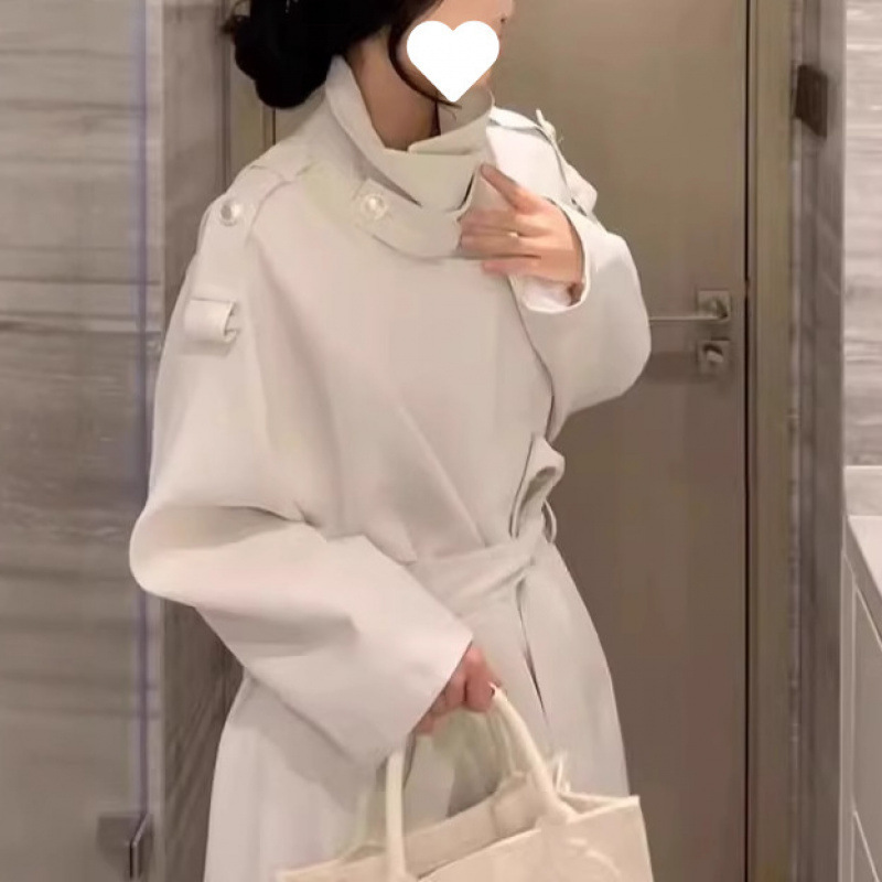 白色风衣外套女小个子年秋季英伦风高级感气质|undefined