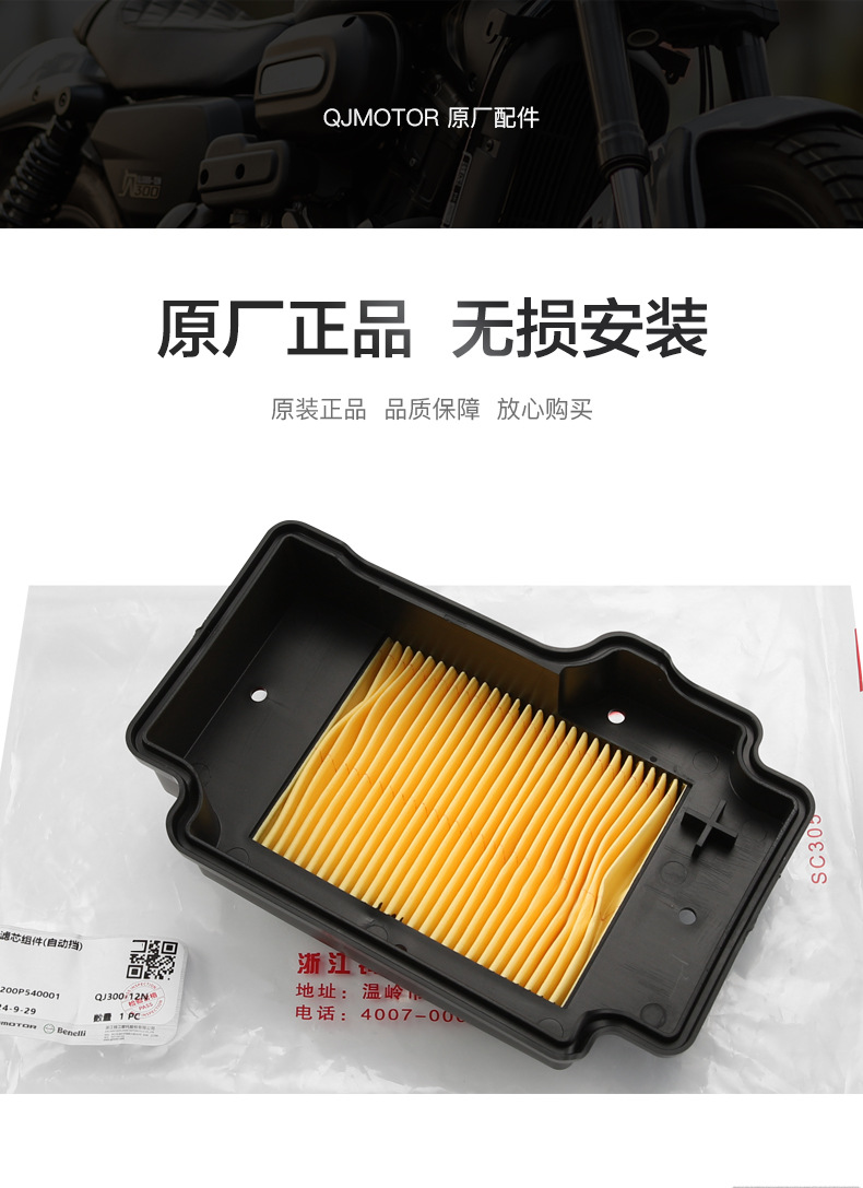 Original Flash 250V Double Cylinder Flash 300Amt Version Automatic Transmission Qianjiang Air Filter Element Air Filter Oil Grids Machine Filter