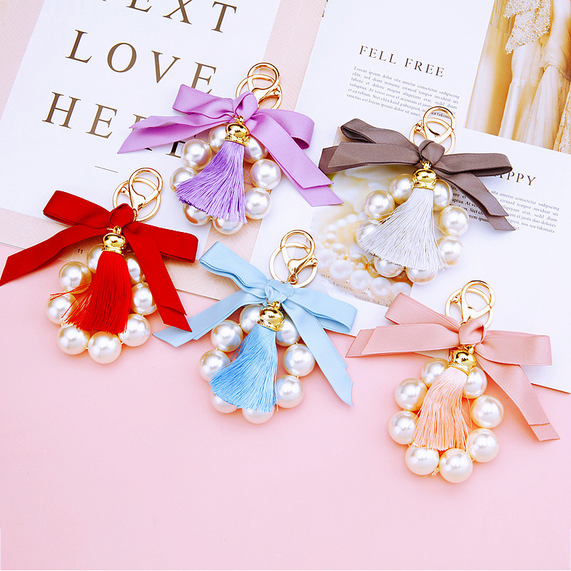 98g Weight Keychain Classification 1 Piece Quantity Daily, Date Occasion Metal Material Bow Knot Pattern Women's Gender Cute Style Cute Bow Knot Metal Women's Keychain 无