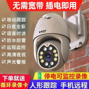 Outdoor Surveillance Camera [No Network Can Be Accessed Remotely] Ultra-High Definition Night Vision Waterproof Dome Camera Monitor for Home Use