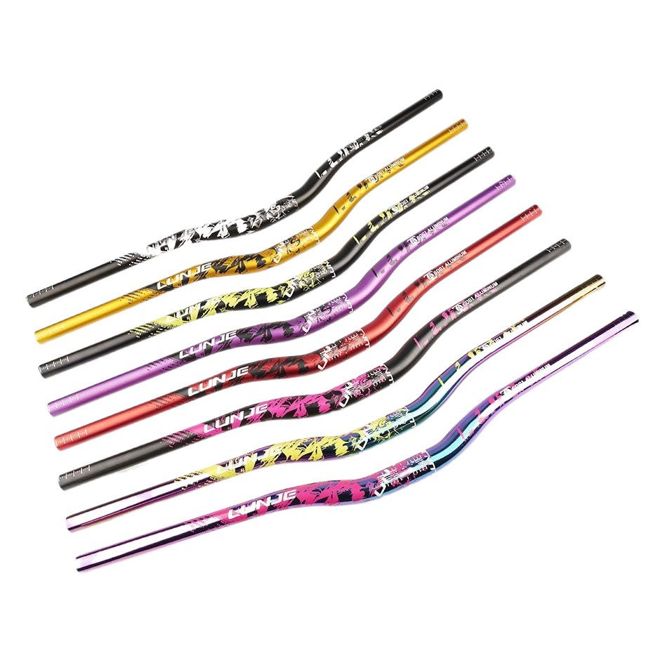 MTB manillar bicicletas de color velocidad de caída cruzada alargada gran yan manillar horizontal 720 - 780MM manillar