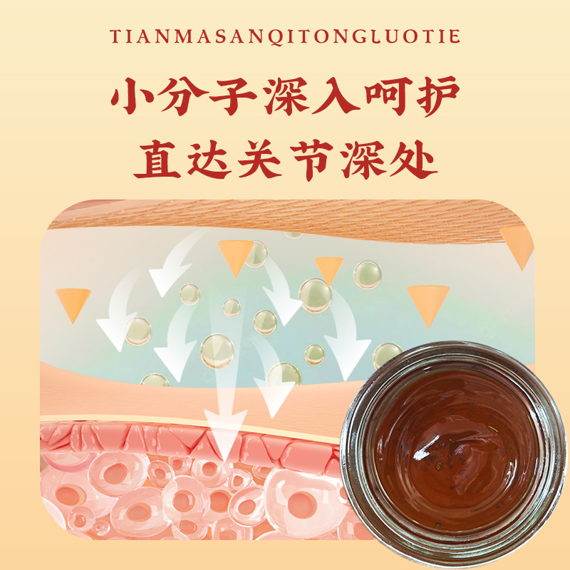 俄罗斯百痛膏关节艾灸膏腰椎膝盖按摩膏关节灸护筋骨膏颈肩spa膏|undefined
