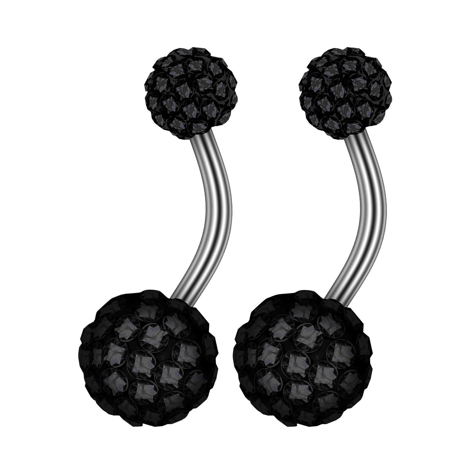Europäisch-amerikanischer, grenzüberschreitender Wunsch: Modischer Bauchnabelpiercing-Schmuck aus Edelstahl mit Volldiamanten, elegant und hochwertig_voghion.com