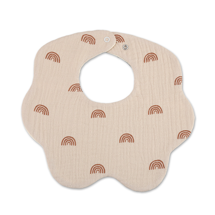 Babero de Pétalos de Gasa para Bebé de Gasa de Algodón, Transpirable, Absorbente de Agua, para Bebés image 71